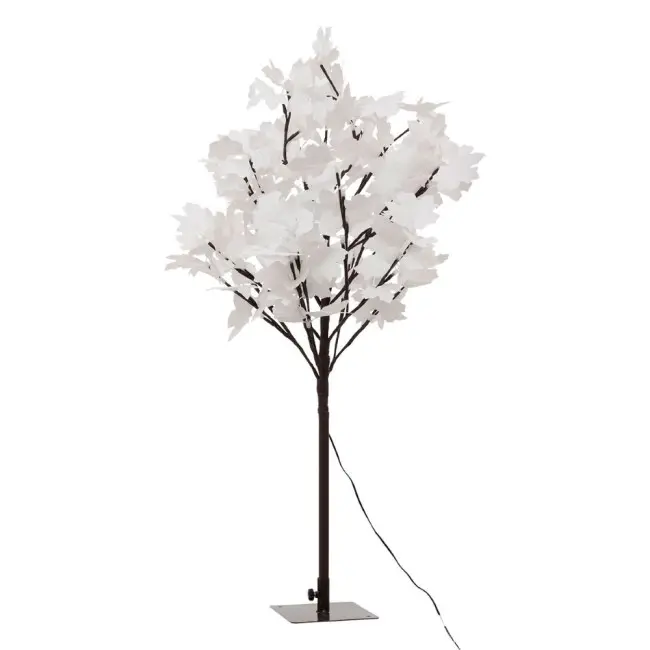 DRVO SA LAMPICAMA ZA EKSTERIJER  90 CM BELA