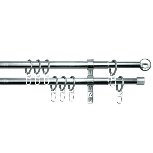Garnišna teleskopska 19/16mm dupla inox, 120-230, završ. kugla