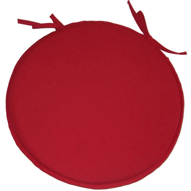 Jastuk za stolicu okrugli d36x3cm crveni