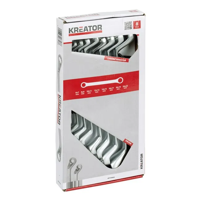 Ključevi okasti set kutija 6-22mm 8pcs