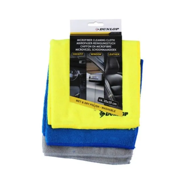 Krpa 3/1 mikrofiber 35x35cm dunlop