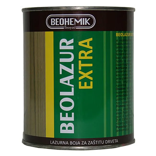 LAK LAZURNI EXTRA HRAST ULJANI  0.75L SA 18% LAKA BEOLAZUR