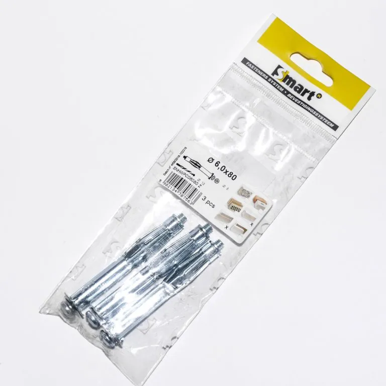 METALNI TIPL SA SRAFOM  FI- 6x80mm ZA GIPSANE PLOCE