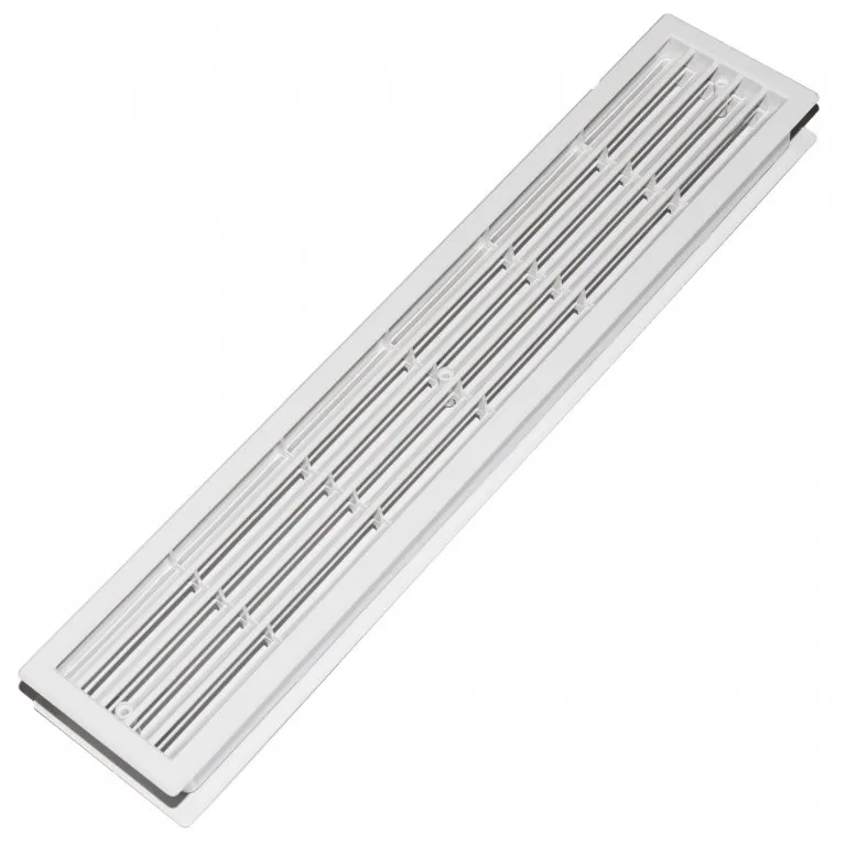 Mreža ventilacijska, za vrata, bela, 9