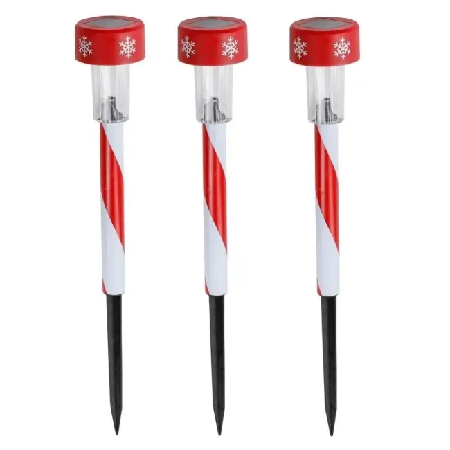 Novogodišnje solarne lampice set 3kom