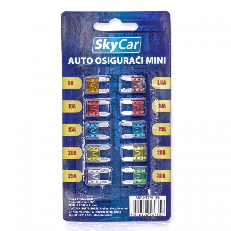 Osigurači za auto mini skycar:)