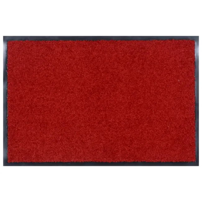 OTIRAČ PURE CLEAN CRVENI 60X80cm   GUMA PO OBODU