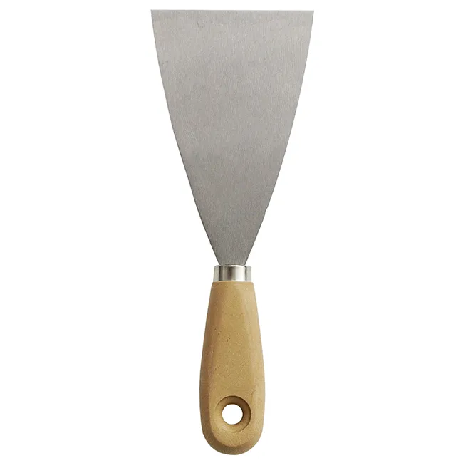 Špahtla metalna drvena drška 100mm :)