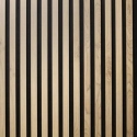 PANEL AKUSTIČNI 3D HRAST NATUR 2600X300X14mm 3kom. 2.34m2