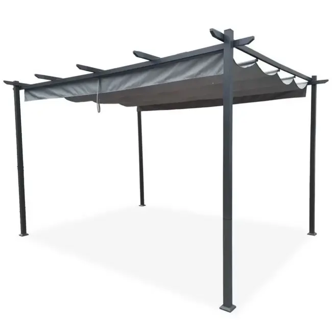 PERGOLA  3X4M  TAMNO SIVA