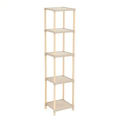 POLICA DRVENA SA 5 SLOJA PVC 137X28X25CM