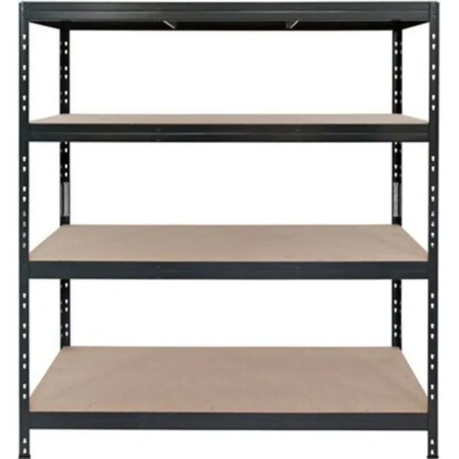 Polica metalna 180x160x60cm 4 police mdf rivet xl