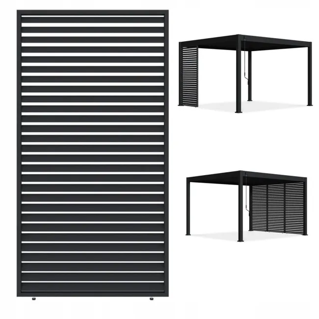 PREGRADA  SA LAMELAMA ZA PERGOLU973795  ALU 90X240CM