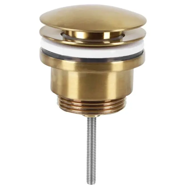 Priključak za sifon lavaboa pop-up mat zlatni