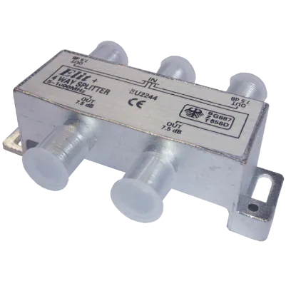 RAZDELNIK TV 1 ULAZ - 4 IZLAZA 5-1000MHz spliter