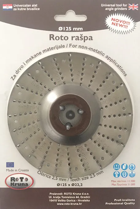 Roto turpija fi 125-2.5mm