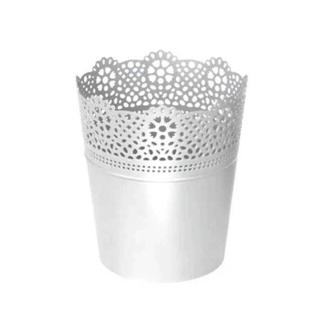SAKSIJA ČIPKA  LACE OKRUGLA FI 14CM BELA