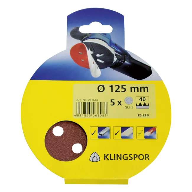Samolepljivi diskovi 115mm, gran.120, 5kom.
