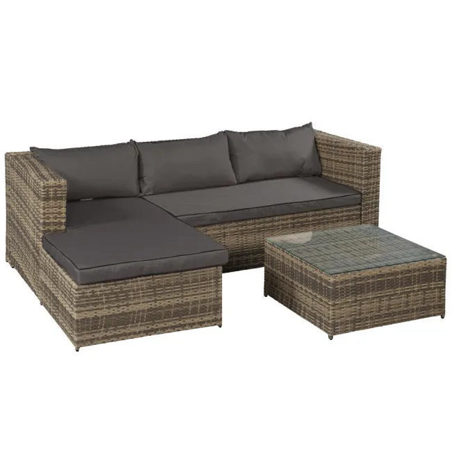 Set brooklyn sofa ugaona 194x128x62cm + sto 58x58x32cm