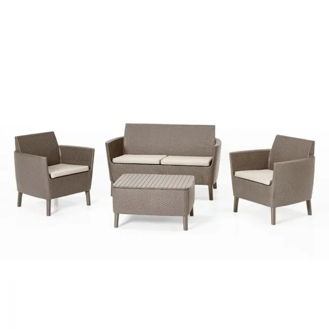 SET Salemo  STO/DVE STOLICE/SOFA CAPPUCCINO