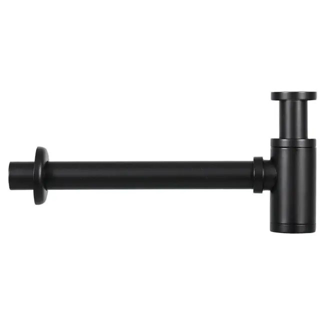 Sifon set za lavabo mat crni