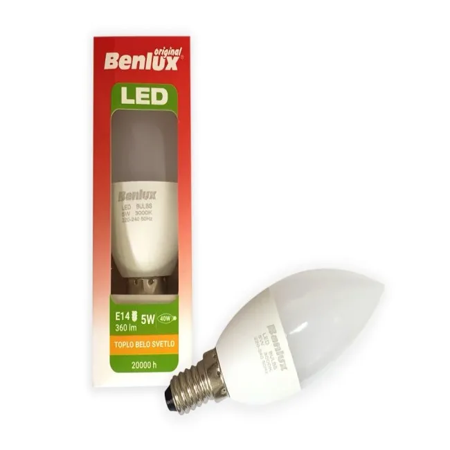 SIJALICA LED 5W 360lm E14  BENLUKS