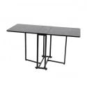 STO SKLOPIVI CRNI MERMER 65X140X75CM