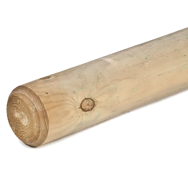 STUB DRVENI OKRUGLI, preČnik 8CM  V 200CM