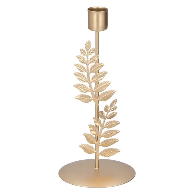 Svećnjak zlatni listovi