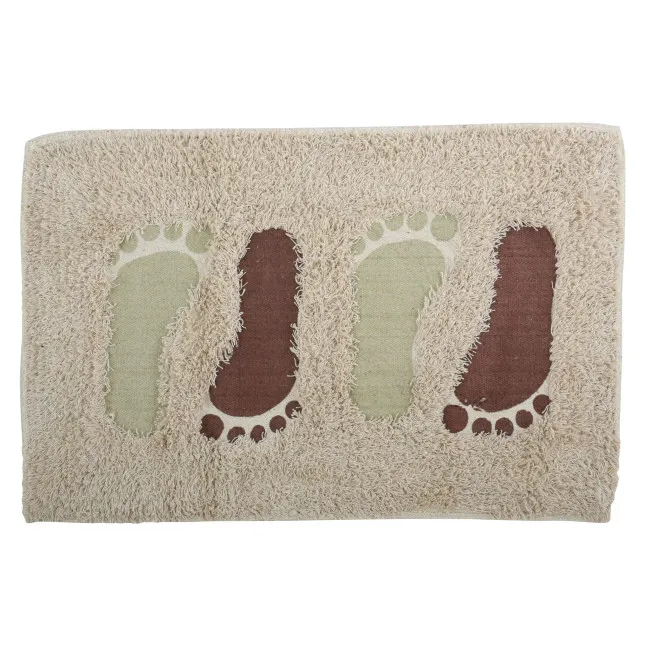 Tepih coton braon sivi 40x60