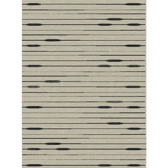 TEPIH SISAL STYLE SREBRNO/CRNI   160X230CM