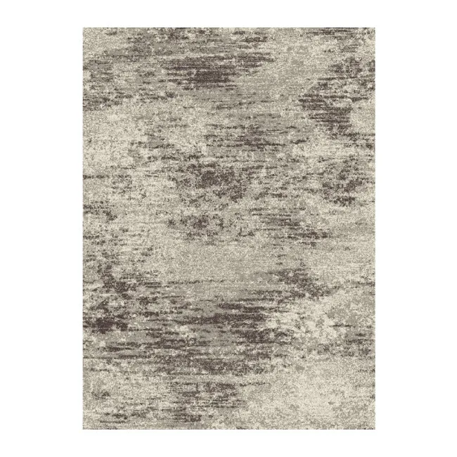 Tepih soft curly siva/t.braon 60x110cm