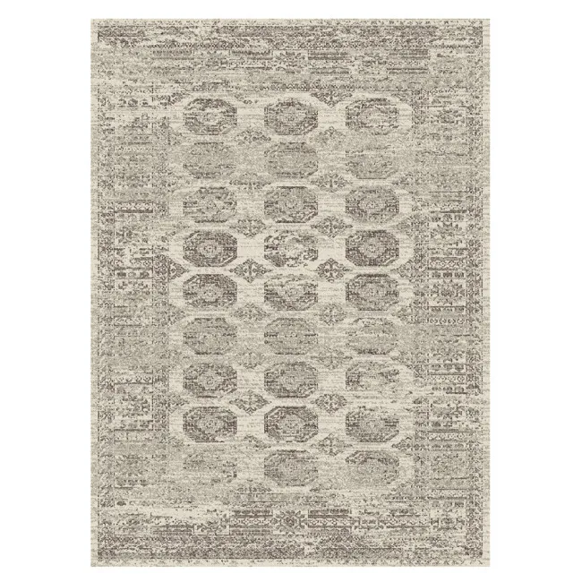 Tepih soft curly slonova kost/t.braon 120x170cm