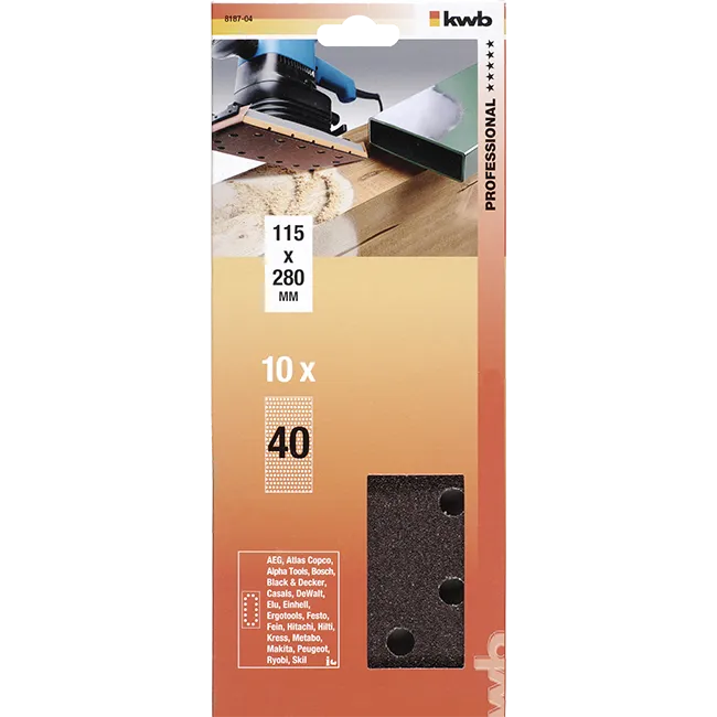 Traka brusna perf.drvo&metal, 115x280m