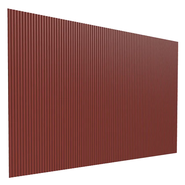 Trapezni profil tr10/100 dubine 10mm 1.135x2m crveni ( 2.27m2