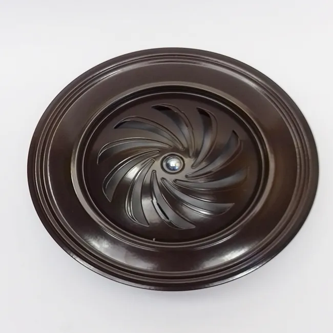 Štucna sa ventilacijom fi118mm braon