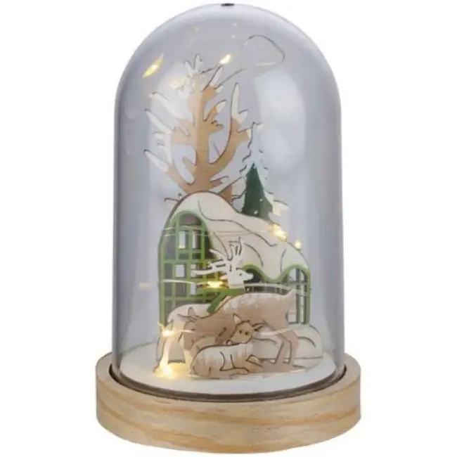 Ukras božićni led fi11,5xh18cm