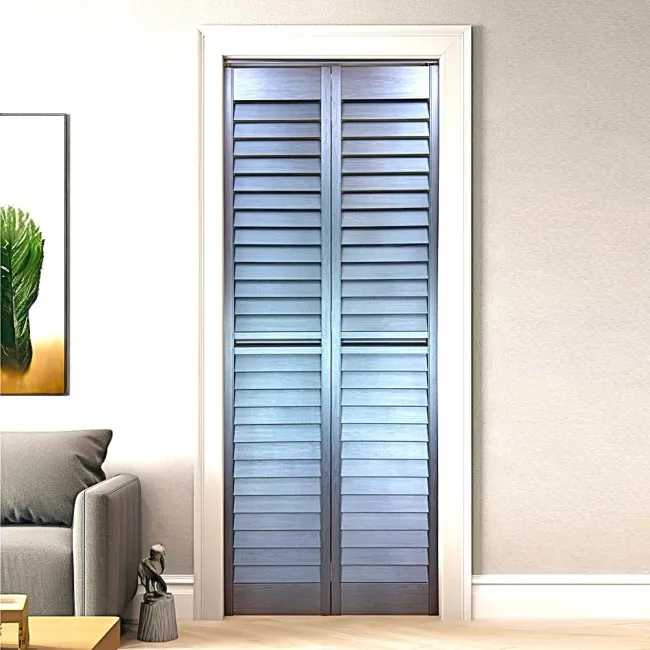 Vrata sklopiva 83x203cm srebrna
