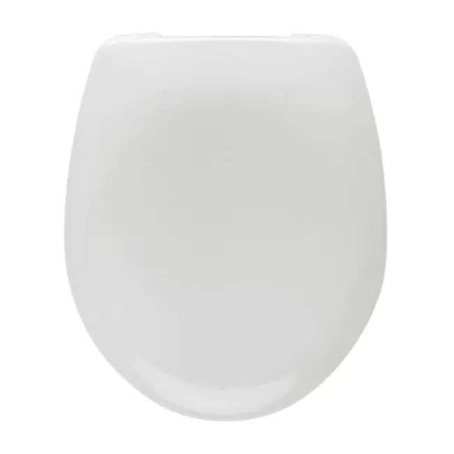 WC DASKA ARENA C2 DUROPLAST BELA-INOX  OKOV-DIM.43.5x38CM