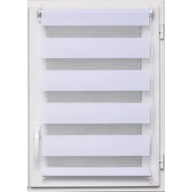 ZAVESA ROLO ZEBRA  60X90 CM BELA