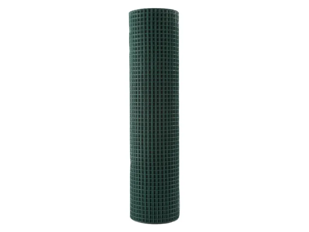 ZICANA OGRADA ZELENA  VARENA KVADRATNA L- 5m  H-101cm rupa 13x13mm deblji.žice  0.8-1.2mm