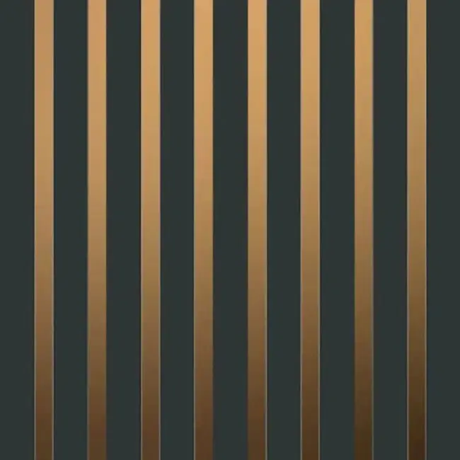 Zidni panel mdf 3d lux crno-bronza 2500x287x21mm 1.435m2