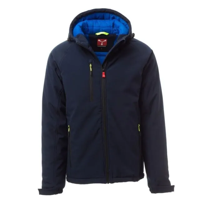 ZIMSKA SOFTSHELL JAKNA PAYPER GALE PAD  KAPULJAČA TEGET BOJE XXL