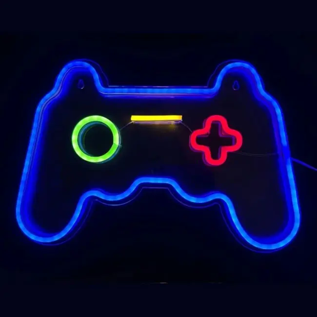 ZNAK NEON  GAMEPAD 41X27.5 CM