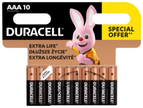 Baterija Duracell Basic AAA 1/10 pakovanje