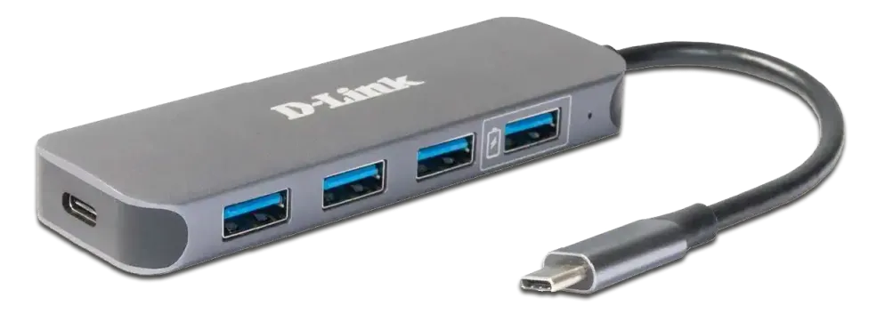 D-Link USB-C to 4-Port USB 3.0 Hub DUB-2340