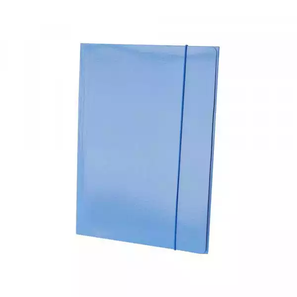 Duplo Fascikla plastificirana sa gumicom 600g svetlo plava ( 0367 )