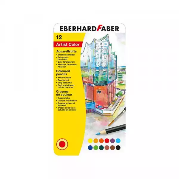 Faber Castell Drvene bojice Eberhard Faber 1/12 Akva color 516013 (...
