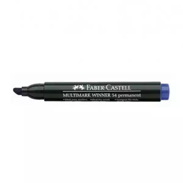 Faber Castell Permanent Marker Faber Castell plavi kosi vrh 54 0823...