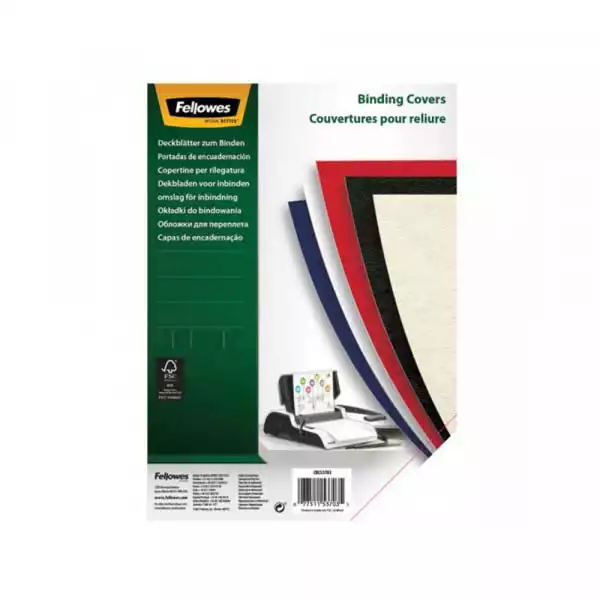 Fellowes Karton za koričenje FELLOWES 5371305 250gr. A4 kraljevsko...